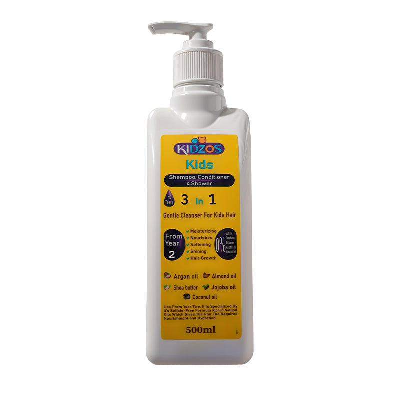 كيدزوس 3*1 شامبو بلسم شاور 500م
