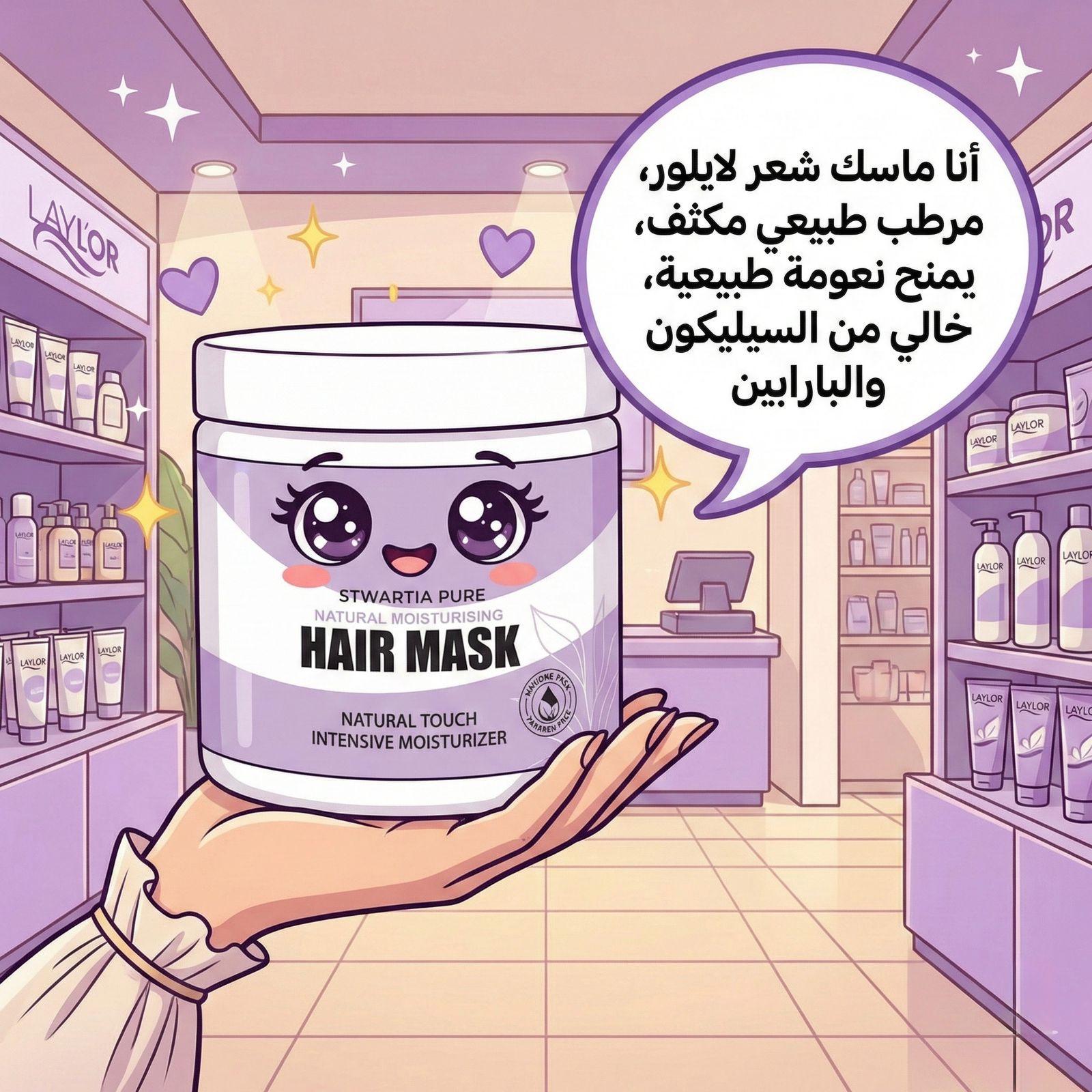 لاى لورا ماسك شعر 500م
