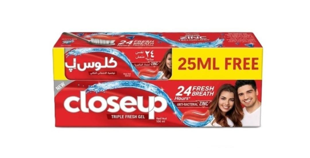 كلوس احمر 100م+25مل هديه