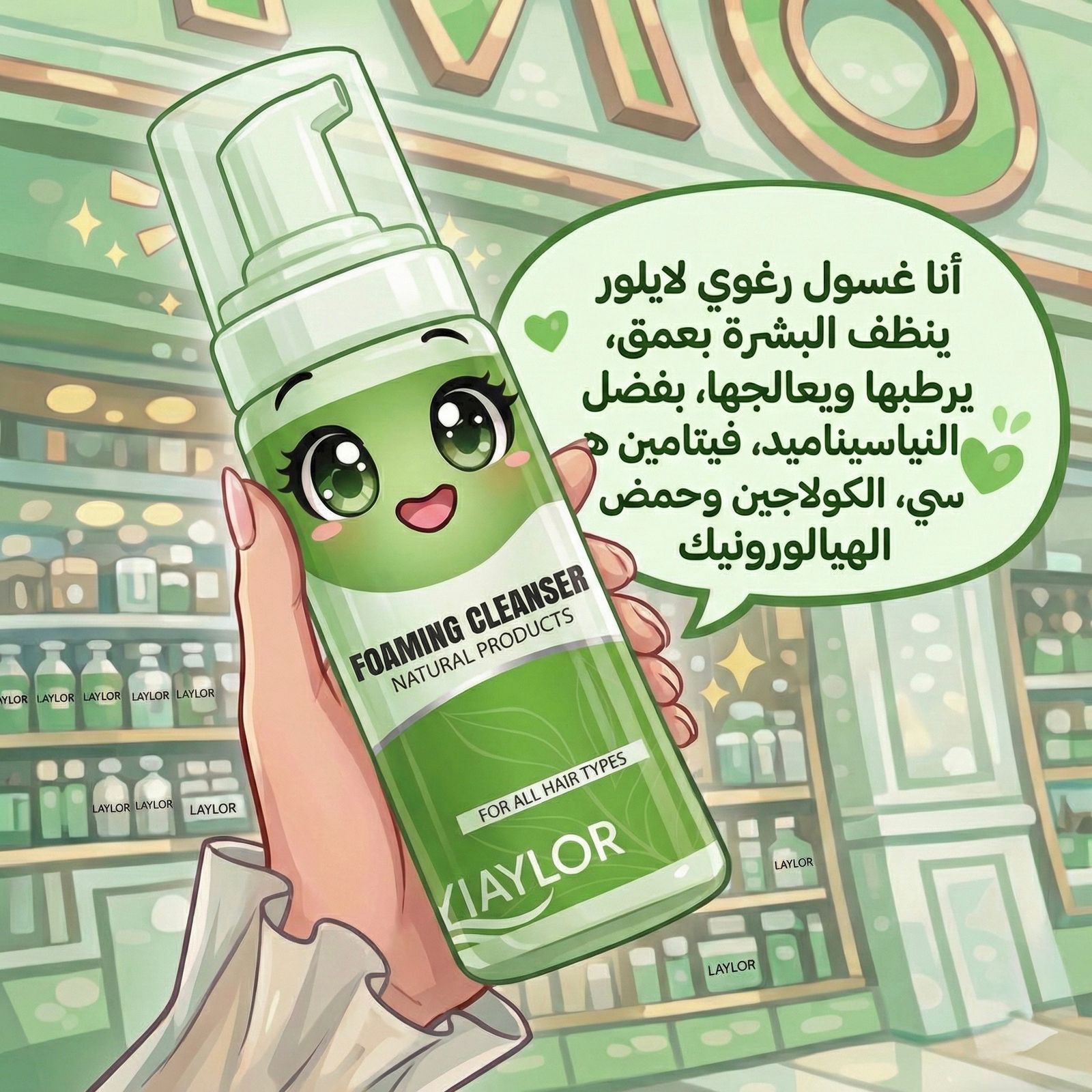 لاى لورا غسول للبشره دهنيه 200مل