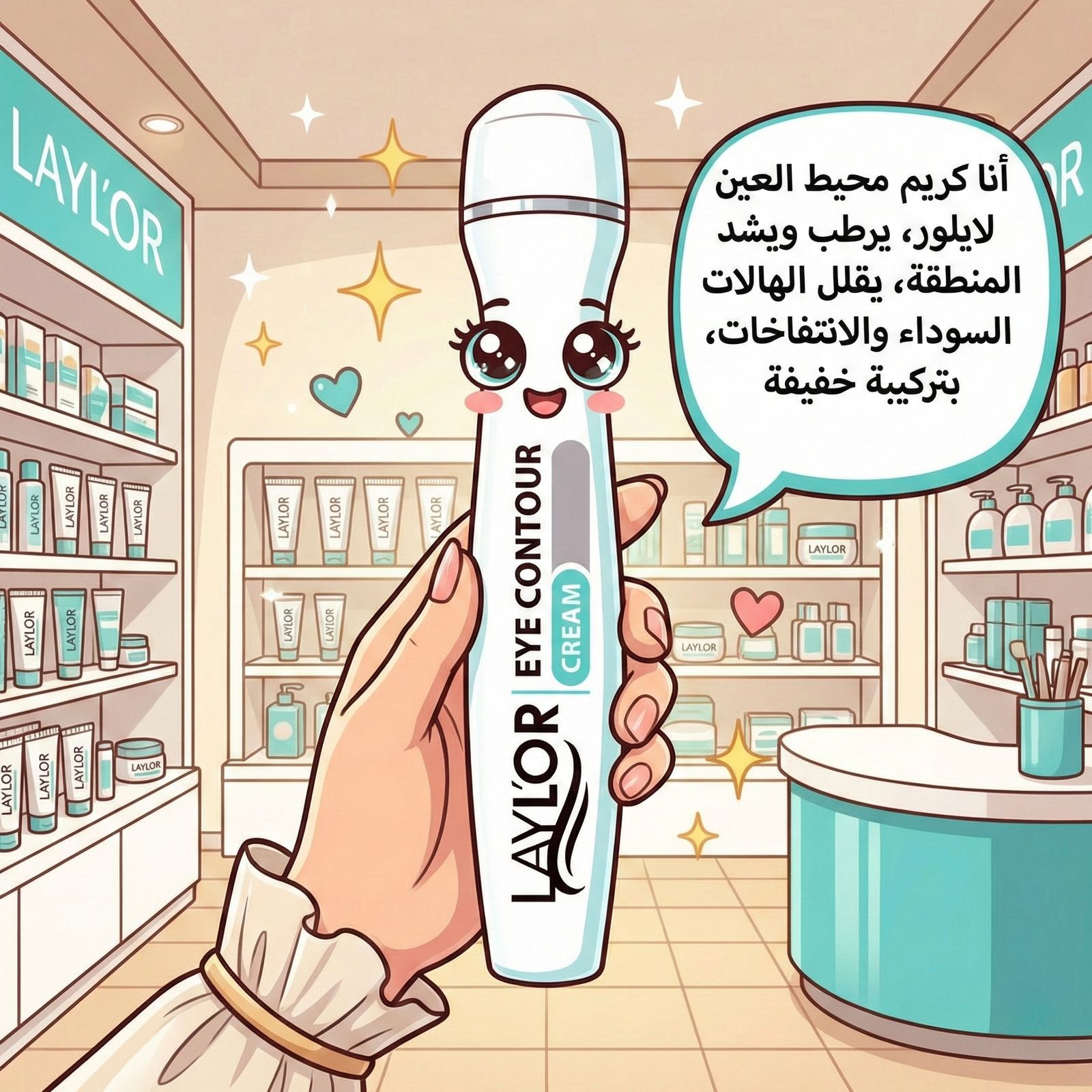 لاى لورا هيالو كريم عين 15مل